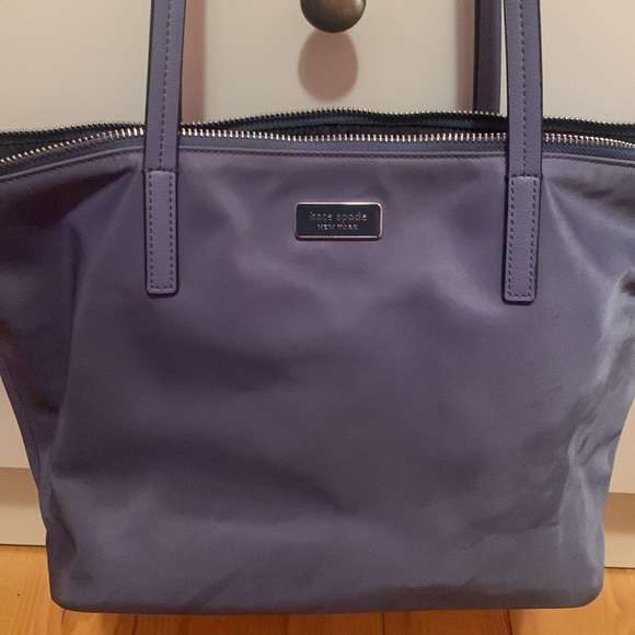 Blue nylon Kate Spade pocket book - Picture 2 of 3